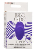Turbo Glide Teaser Rechargeable Silicone Massager - Purple