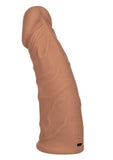 Performance Maxx Rechargeable Silicone Vibrating Extension 7in - Caramel