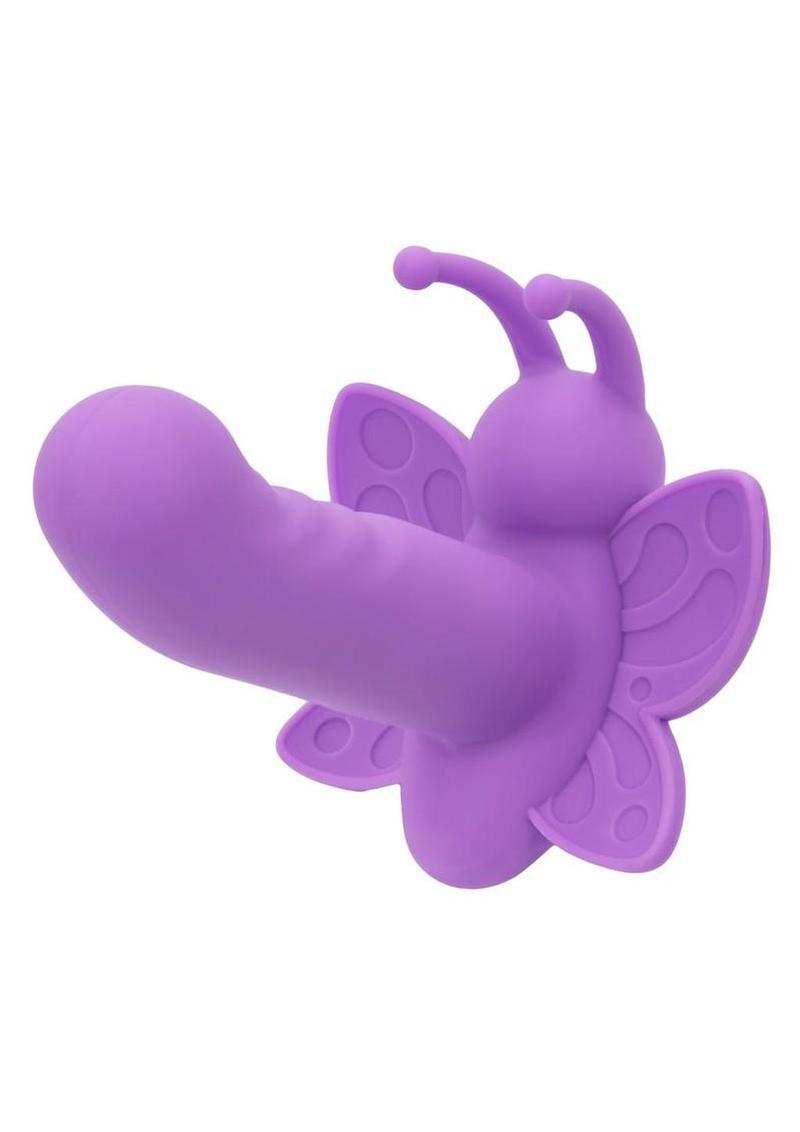 First Time Rotating Venus Butterfly Rechargeable Silicone Stimulator - Purple