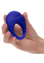 Closer Intimate Rechargeable Ring Embrace Silicone Cock Ring - Purple