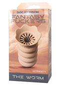 Fantasy Fuckers The Worm Ultraskyn Textured Stroker - Vanilla