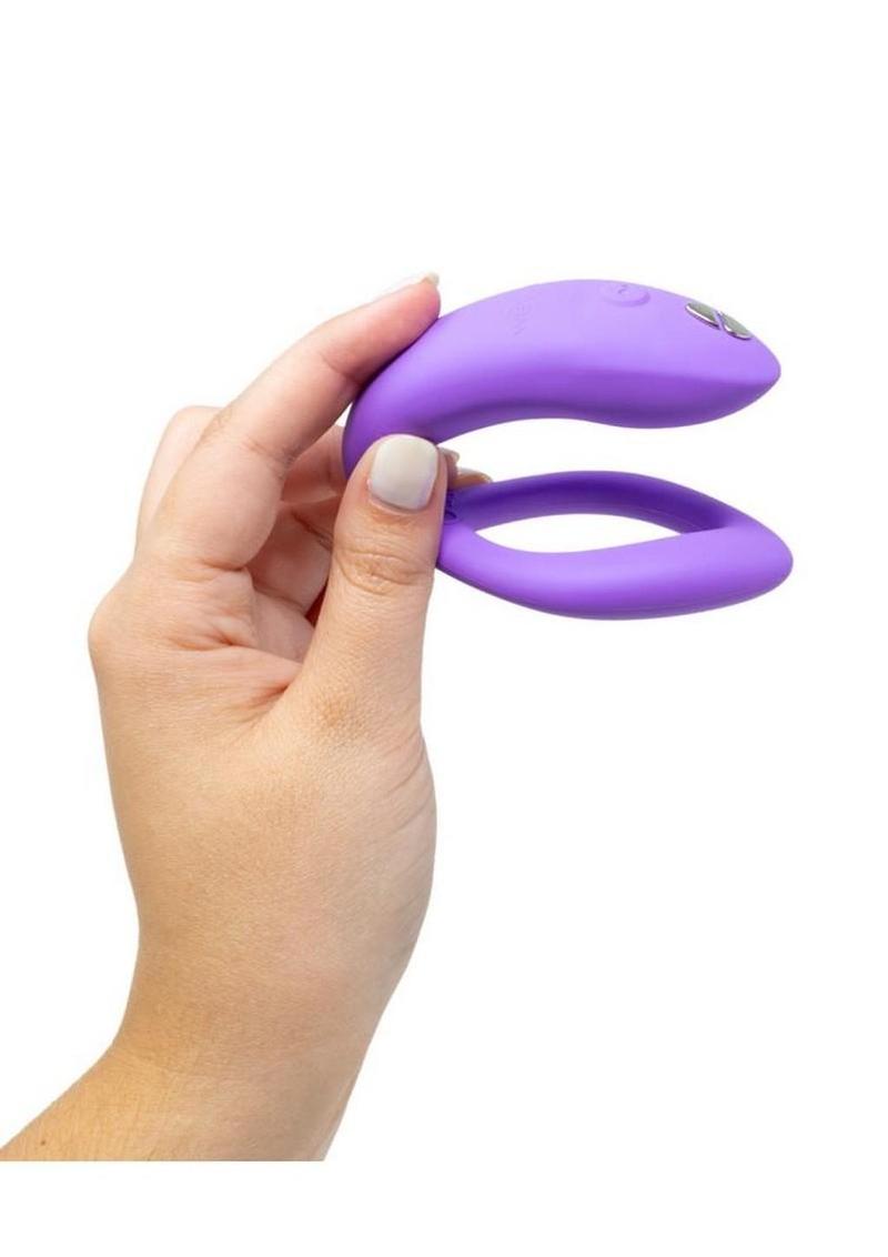 We-Vibe Sync O Rechargeable Silicone Couples Vibrator with Remote Control - Light Purple