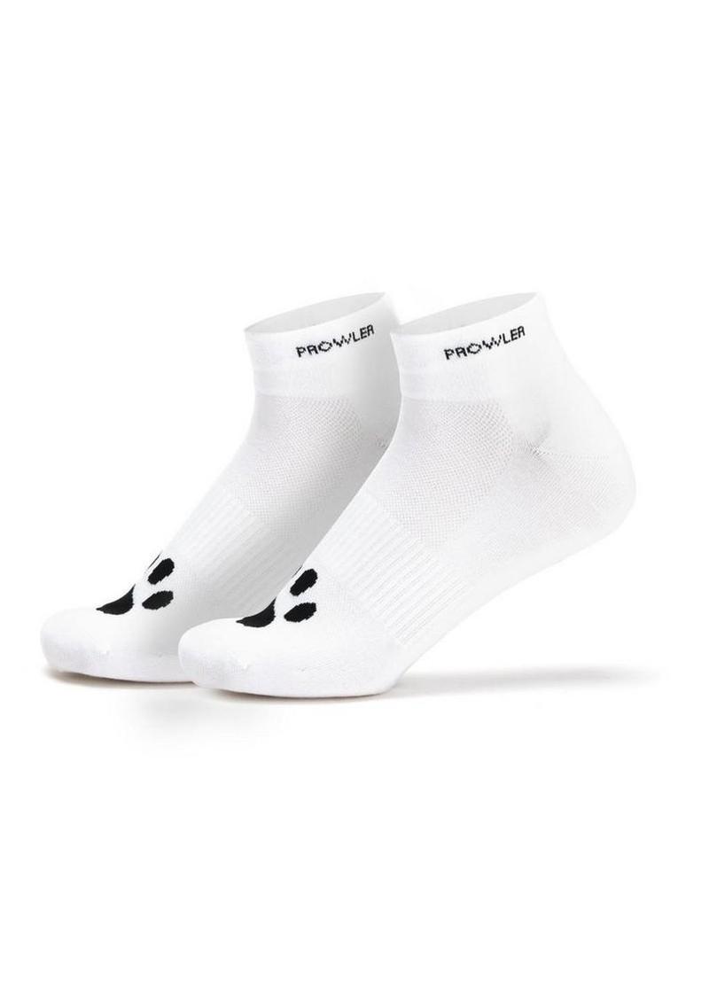 Prowler RED Ankle Socks Just a Hole - White/Black