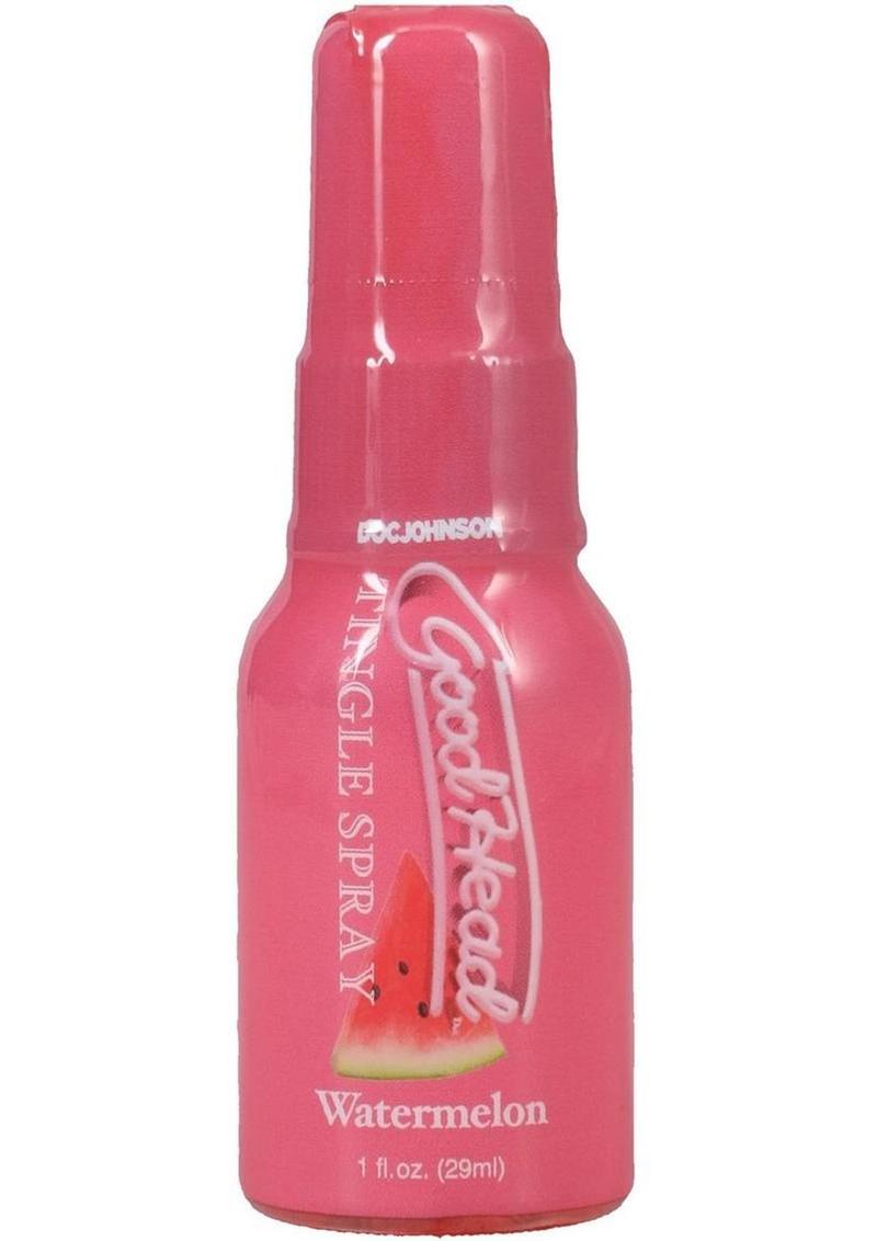 Goodhead Pussy Pleasure Party Kit Vibrating Tongue Ring and Watermelon Tingle Spray