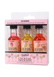 GoodHead Cocktail Delights (3 Pack) 2 oz. - Peach Bellini, Strawberries & Champagne, Lemon Drop