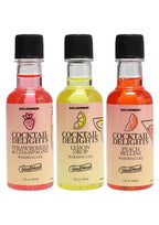 GoodHead Cocktail Delights (3 Pack) 2 oz. - Peach Bellini, Strawberries & Champagne, Lemon Drop