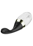 Anal Adventures Platinum Aqua Jet Rechargeable Silicone Anal Douche with Remote - Black/Clear