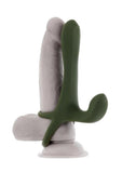 Zero Tolerance Strap, Tap & Go Rechargeable Silicone Strapless Strap-On - Green