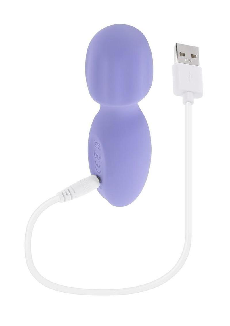 Selopa Lil Wand Rechargeable Silicone Vibrator - Purple
