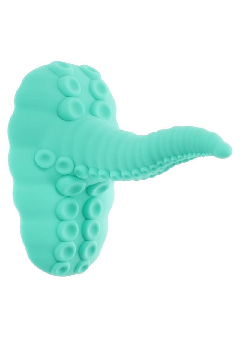 Tentacle Grinder Rechargeable Silicone Vibrator - Teal