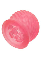 Pop Sock Tickler Reversible Textured Stroker - Pink