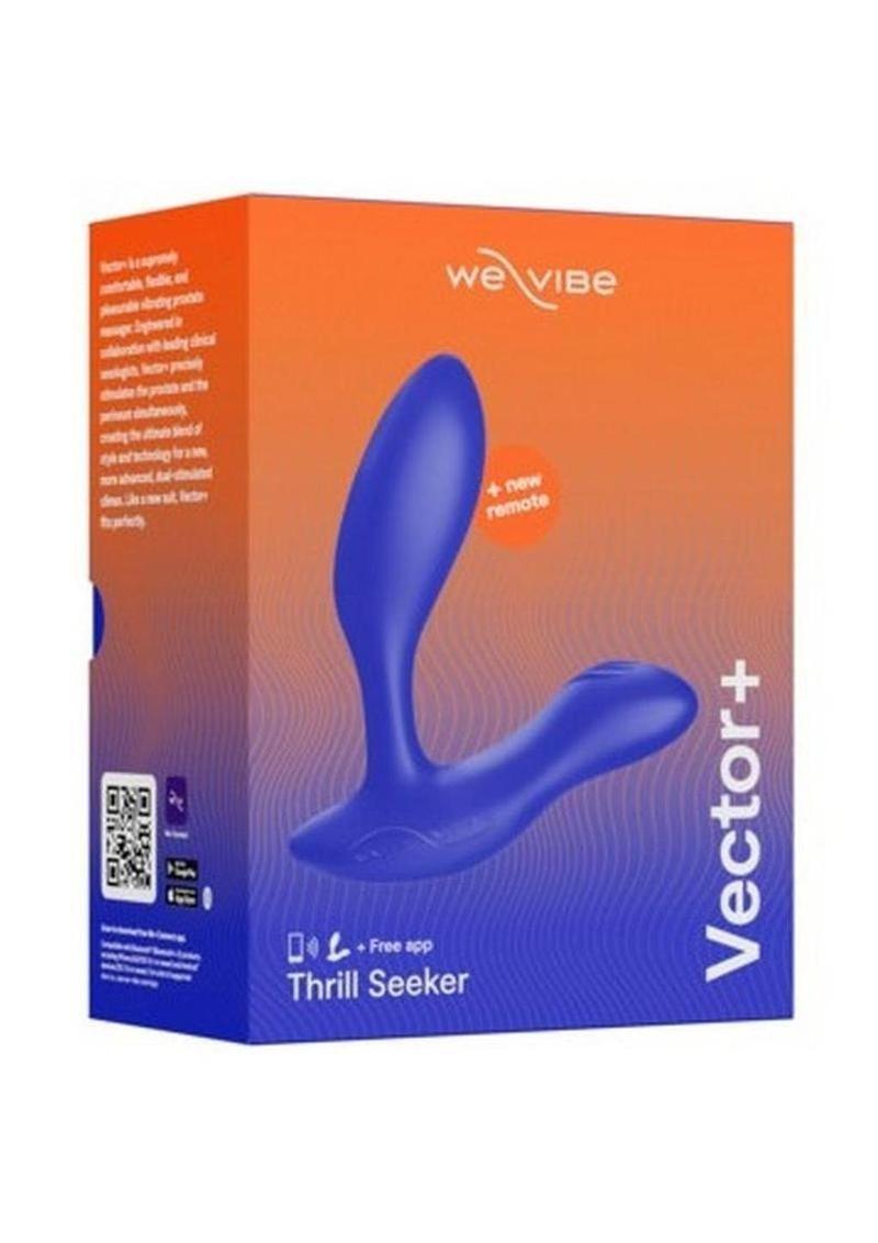 We-Vibe Vector+ Vibrating Prostate Massager - Royal Blue