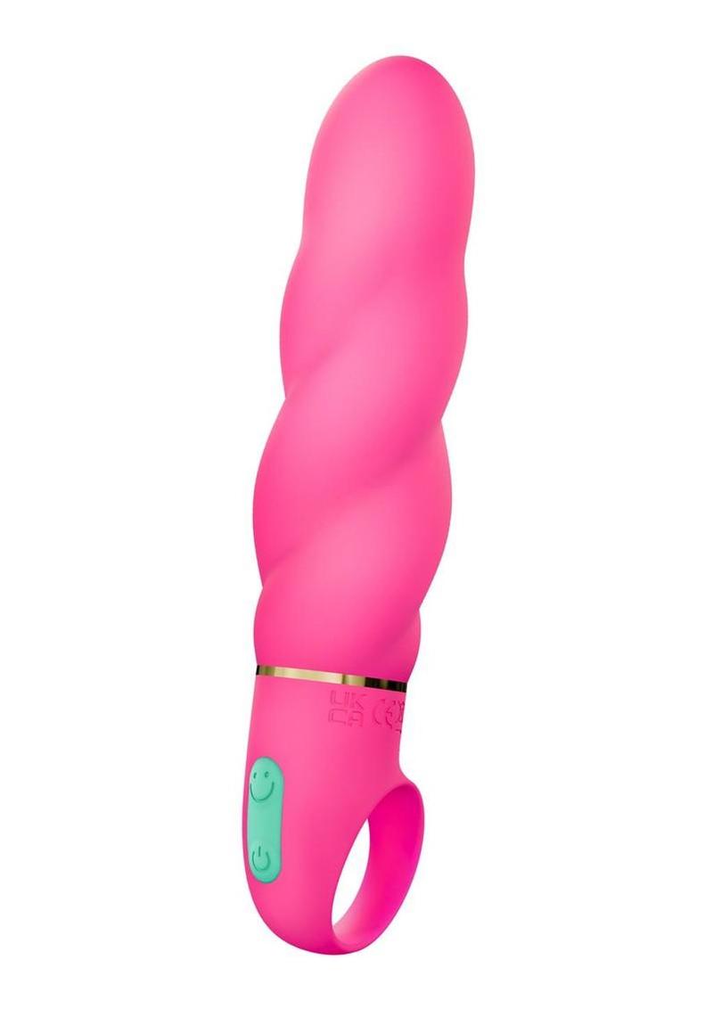 Aria Amazing AF Rechargeable Silicone Vibrator - Fuchsia