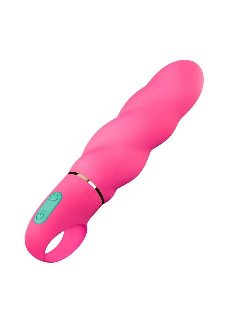Aria Amazing AF Rechargeable Silicone Vibrator - Fuchsia