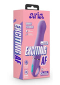 Aria Exciting AF Silicone Rechargeable Vibrator - Indigo Blue