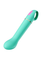 Aria Flirty AF Rechargeable Silicone Vibe - Teal