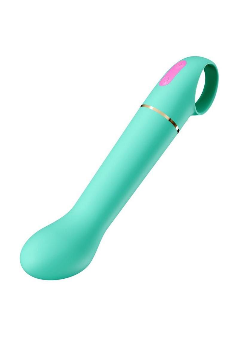 Aria Flirty AF Rechargeable Silicone Vibe - Teal