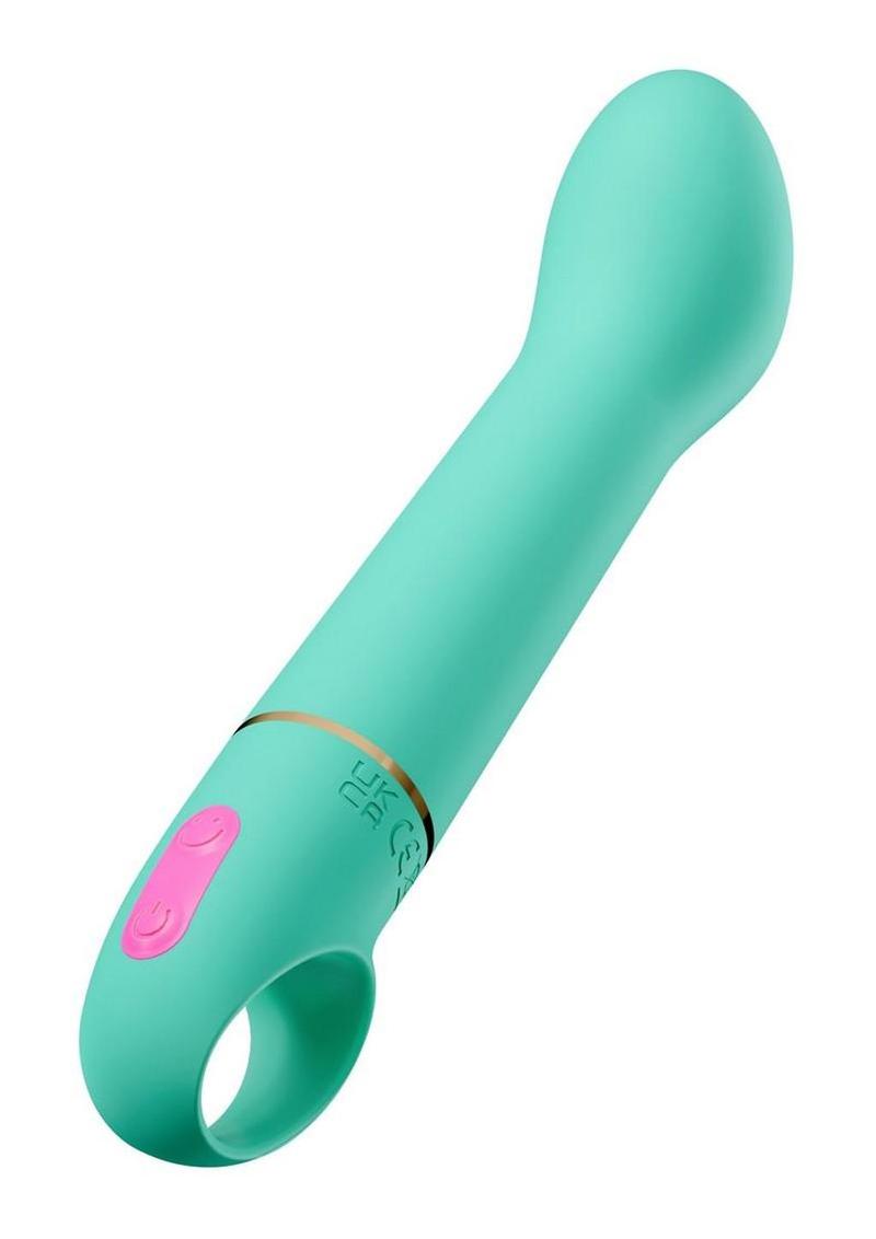 Aria Flirty AF Rechargeable Silicone Vibe - Teal