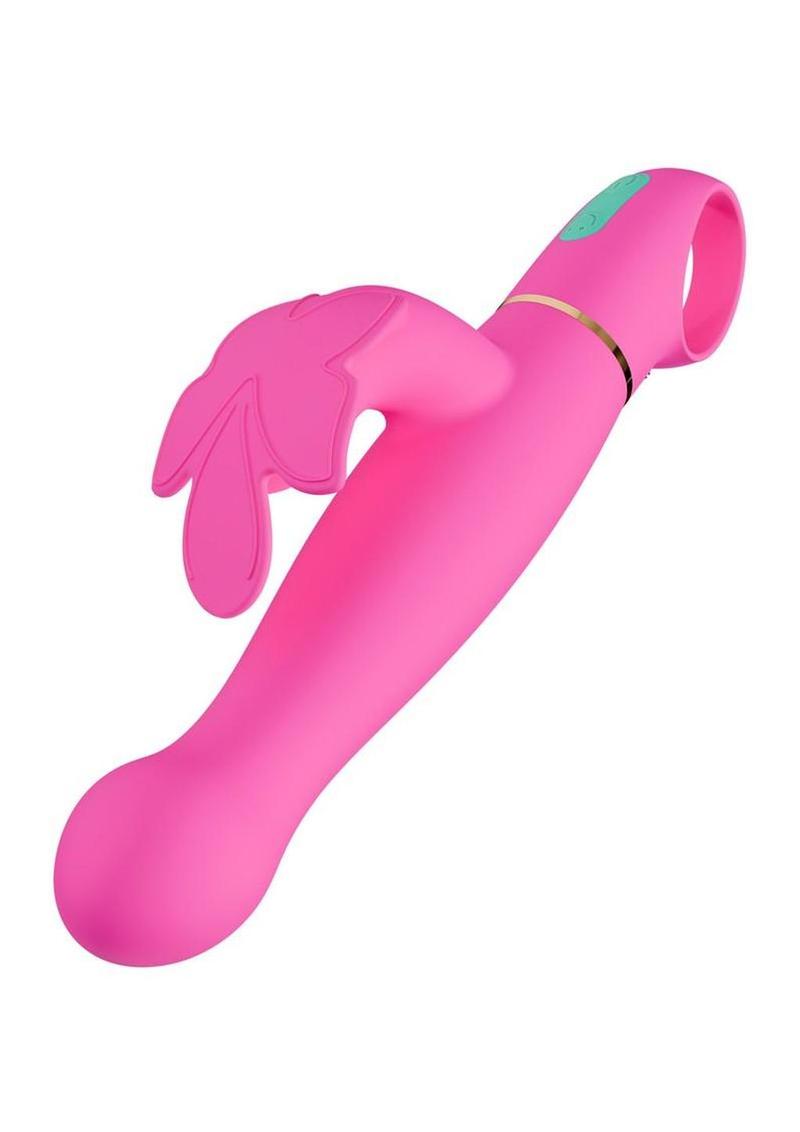 Aria Naughty AF Rechargeable Silicone Vibe - Plum