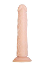 Naked Addiction Rotating & Thrusting Vibrating Rechargeable Silicone Dong with Remote Control 8in - Vanilla