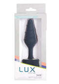 Lux Active Twist Rechargeable Silicone Anal Plug - Large - Blue