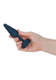 Lux Active Twist Rechargeable Silicone Anal Plug - Small - Blue