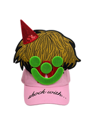 Smiley Cap in Pink by Walter van Beirendonck