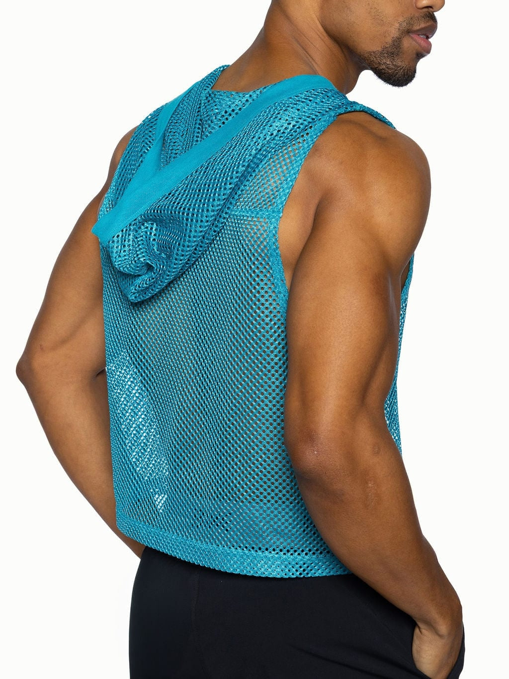 BIKE Hooded Sleeveless Practice Jersey - Teal