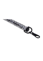 Sex & Mischief Lace Spreader Bar - Silver/Black