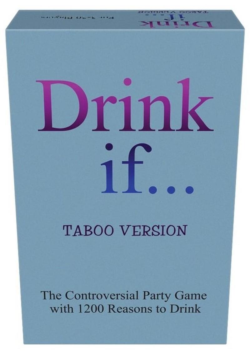 Drink If... Taboo Drinking Game