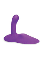 Cowgirl Rodeo Rider Silicone Rechargeable G-Spot Thrusting Grinding and Tapping Dildo - Purple