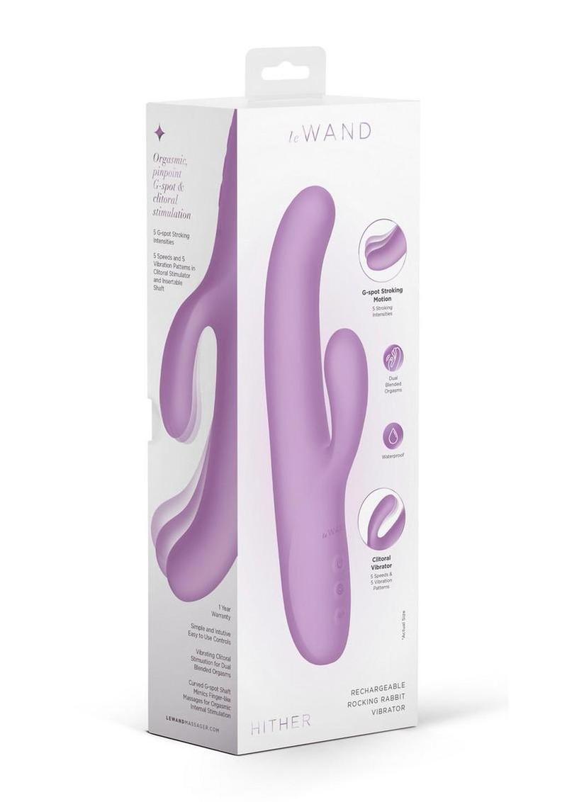 Le Wand Hither Rechargeable Silicone - Lilac
