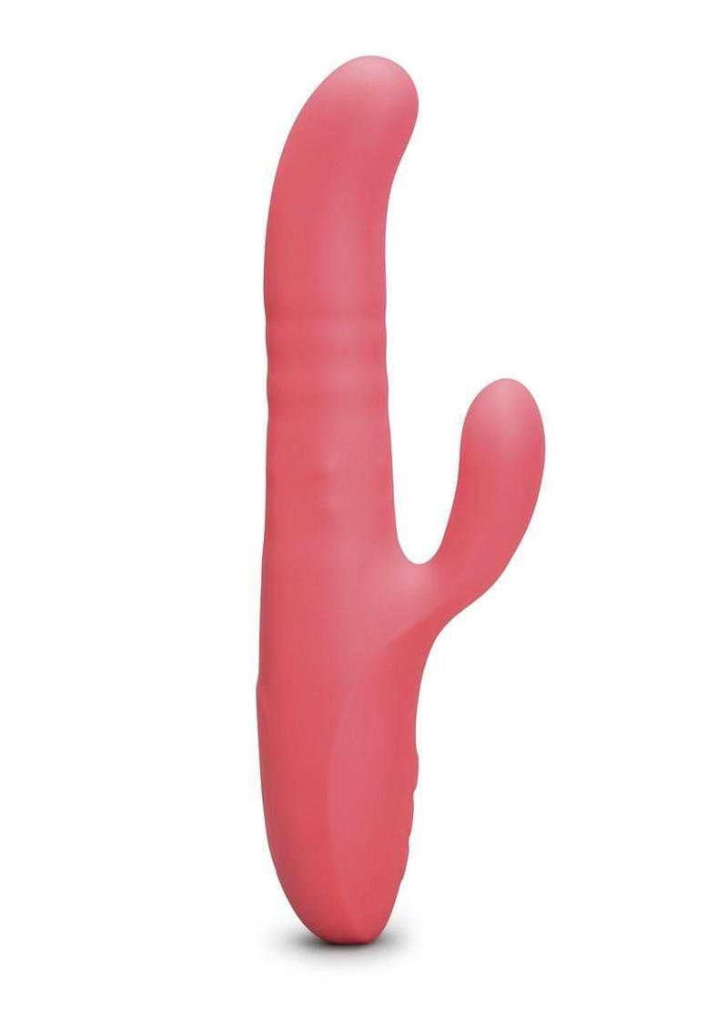 Le Wand Thrust Rechargeable Silicone Clitoral Vibrator - Raspberry