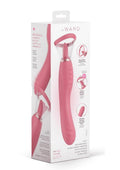 Le Wand Lick Silicone Rechargeable Vibrating Tongue - Rose Pink