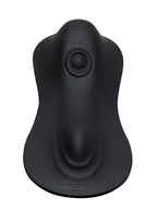 Cowgirl Rodeo Rumbler Grinding Vibrating Tapping Rechargeable Silicone Dildo - Black
