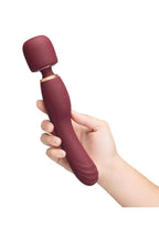 Le Wand Flat Top Fusion G Rechargeable Silicone Vibrator - Ruby Red