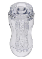 Selopa Stroke of Luck Masturbator with Vibrating C-Ring - Clear