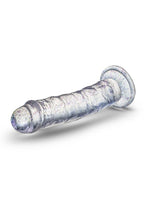 Naturally Yours Gala Dildo 6in - Sparkling Clear