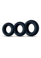 Performance Plus Drift Silicone Cock Rings (3 Piece Set) - Black