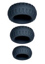 Performance Plus Drift Silicone Cock Rings (3 Piece Set) - Black