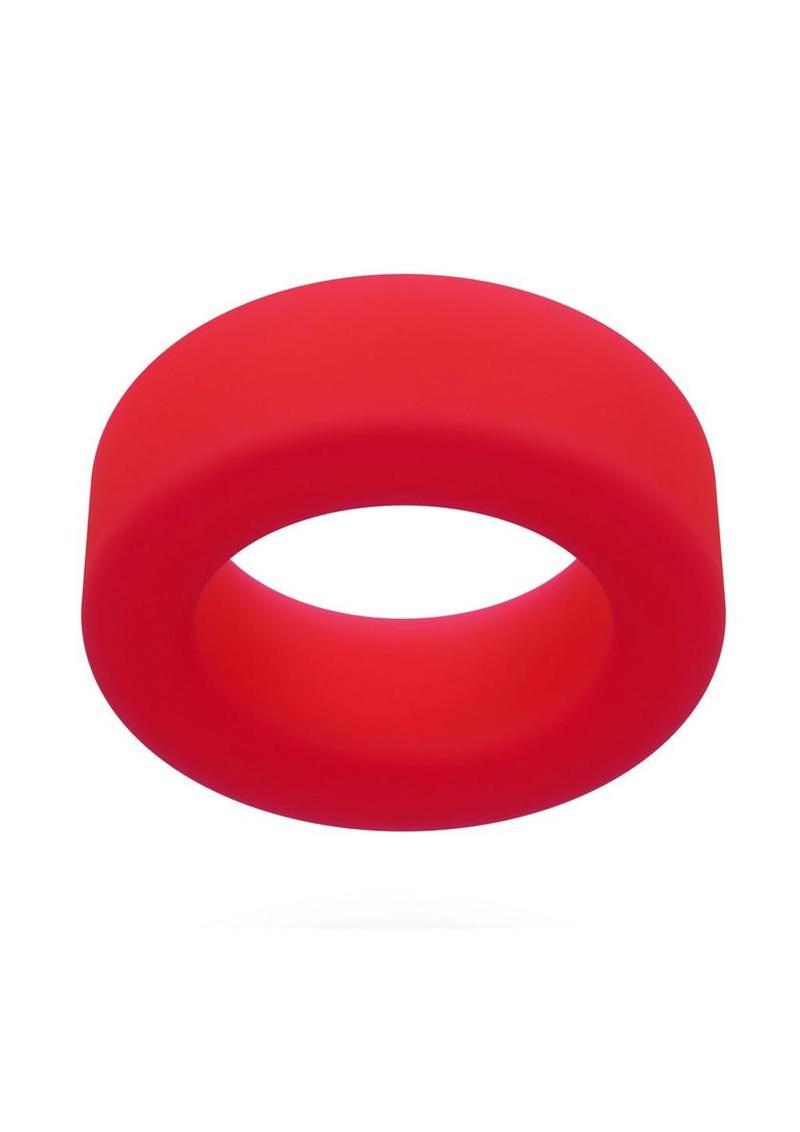 Performance Plus Pursuit Silicone Cock Ring - Red