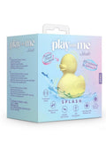 Play With Me Splash Rechargeable Vibrator - Yellow