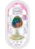 Cotton Candy Joy Gems Silicone Pleasure Anal Plug - Topaz