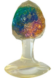 Cotton Candy Joy Gems Silicone Pleasure Anal Plug - Topaz