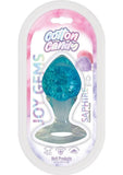 Cotton Candy Joy Gems Silicone Pleasure Anal Plug - Saphire