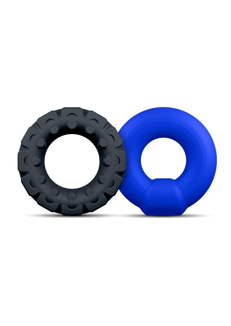 Performance Plus Engage Silicone Cock Ring Set (2 Piece) - Assorted Colors