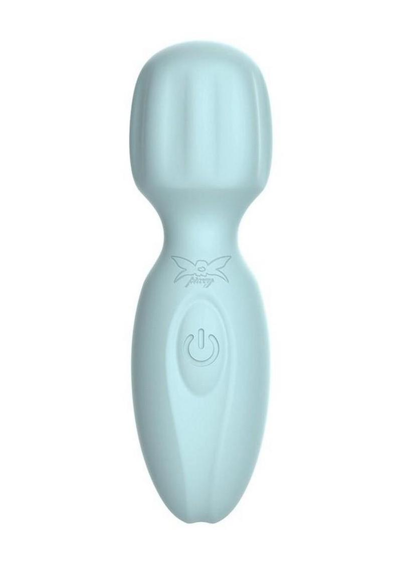 Pixey 2GO Rechargeable Silicone Mini Wand - Ocean Green