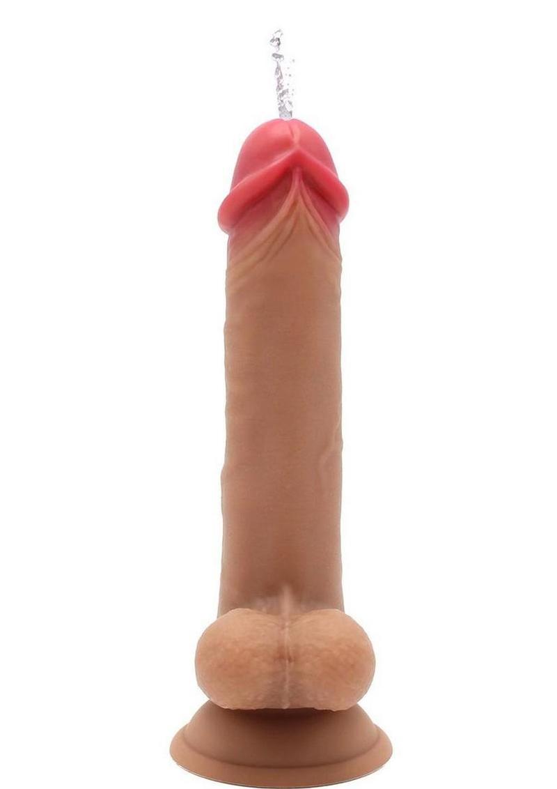 Kiotos Cox Power Squirt Vibration Rechargeable Silicone Dildo with Remote Control - Vanilla