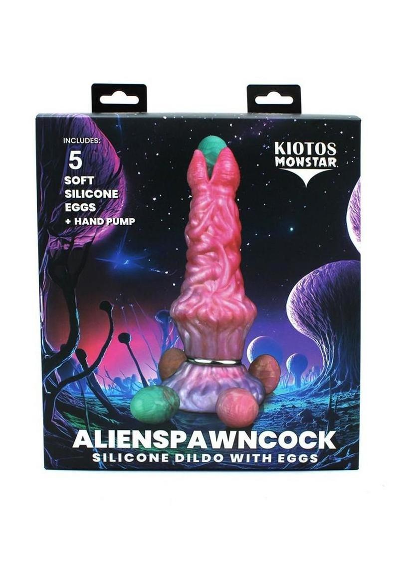Monstar Cox Alienspawn Cock Silicone Dildo - Pink