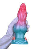 Monstar Cox FrostFang Cock Silicone Dildo - Pink/Blue